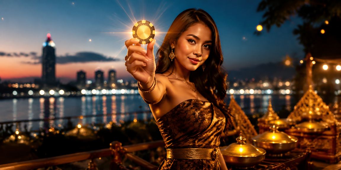 Layar registrasi akun baru di platform kasino dengan latar pantai tropis cerah
